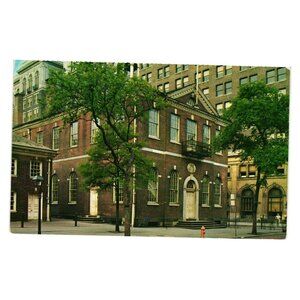 Congress Hall Philadelphia Pennsylvania Historic Postcard By Walter H Miller USA